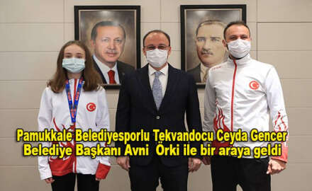  Başkan Örki şampiyon sporcuyu ağırladı